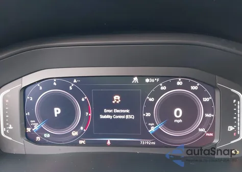 2021 Volkswagen Atlas 3.6L V6 Sel Premium from USA, damaged, VIN 1V2TR2CA7MC526311